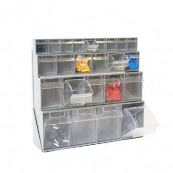 Caja de plástico con cajones COMANSA PRACTIBOX