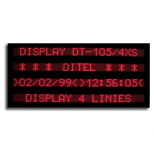 Indicador digital alfanumérico de gran formato :: Ditel DT Series