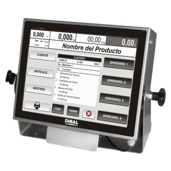 Indicador de pesaje digital DIBAL VT-800