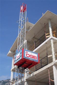Montacargas elevador de materiales OGEI OC-1500
