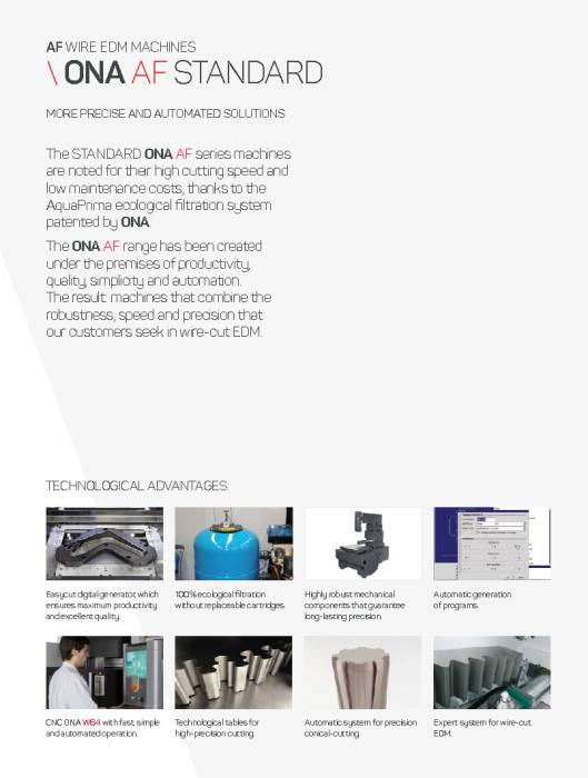 AF ESTÁNDAR, Máquina de electroerosión. 4