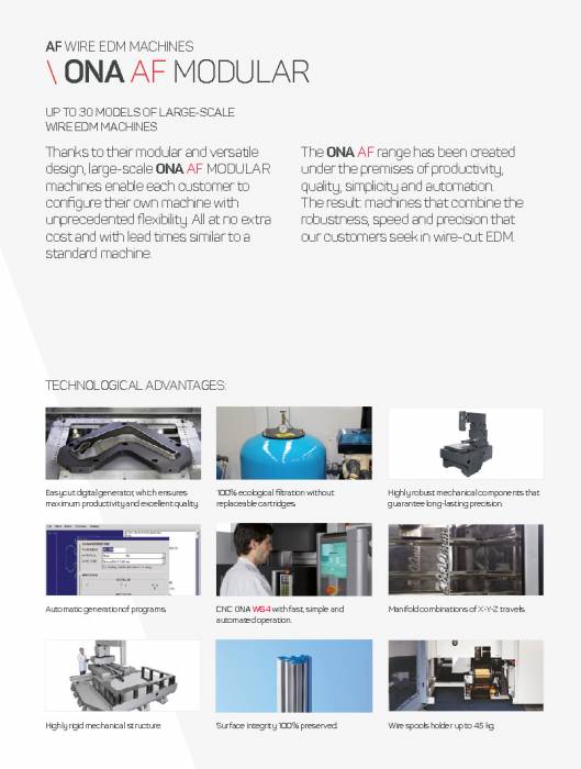 AF MODULAR, Máquina de electroerosión. 4