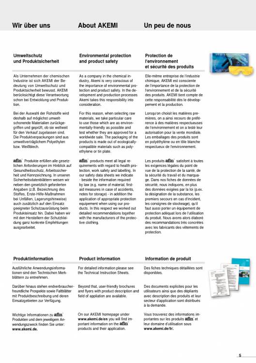 AFIN. Catálogo de productos 5