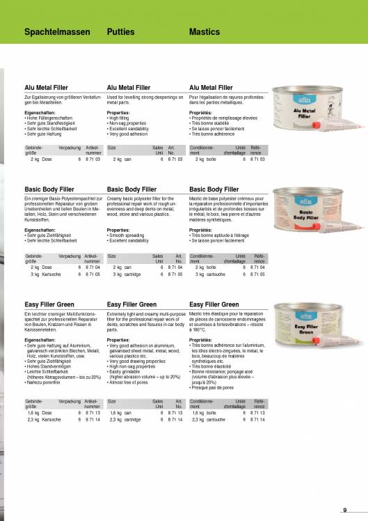 AFIN. Catálogo de productos 9