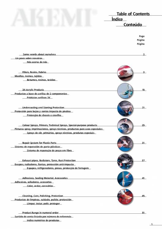 AKEMI. Catálogo Automóvil 3