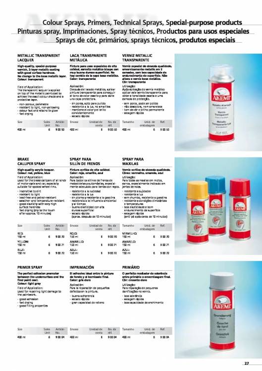 AKEMI. Catálogo Automóvil 29