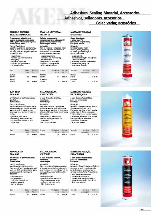 AKEMI. Catálogo Automóvil 45