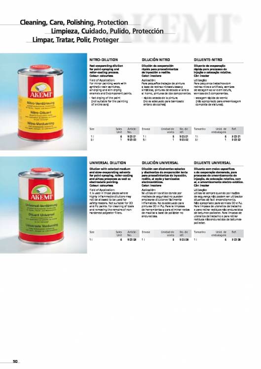 AKEMI. Catálogo Automóvil 52