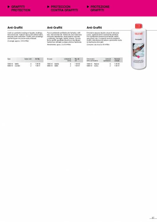 AKEMI. Cuidado de mármoles y piedras 17