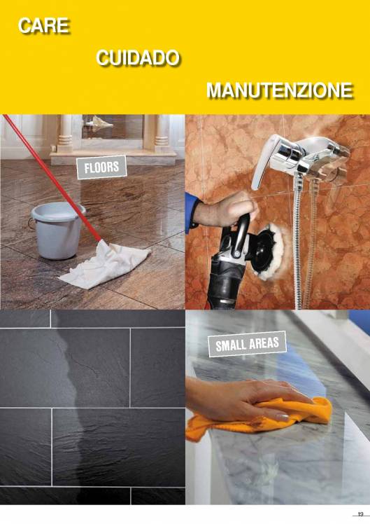 AKEMI. Cuidado de mármoles y piedras 19