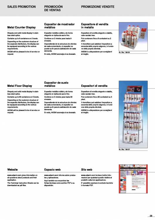 AKEMI. Cuidado de mármoles y piedras 29