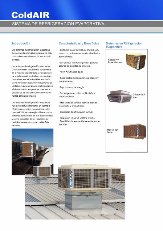 AMBIRAD ColdAIR. Refrigeración evaporativa 2
