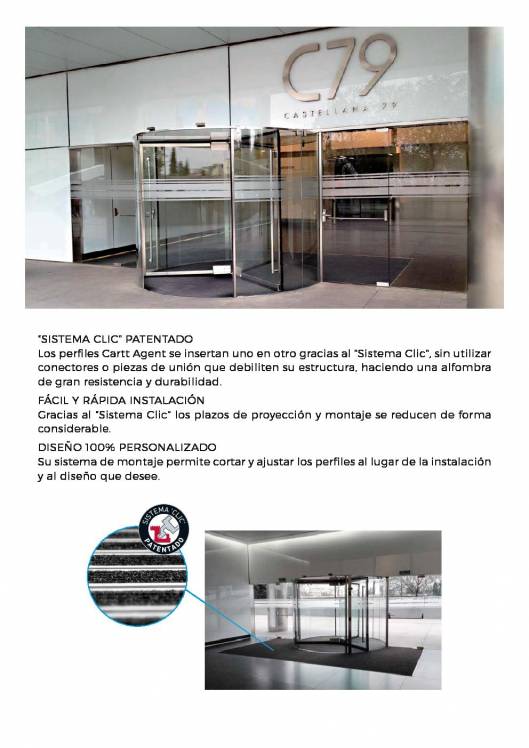 CARTTEC AGENT. Barreras antisuciedad 4