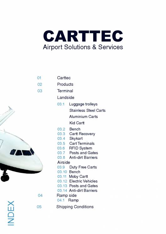 CARTTEC Airport Catalog English 3 CARTTEC Airport Catalog English 3