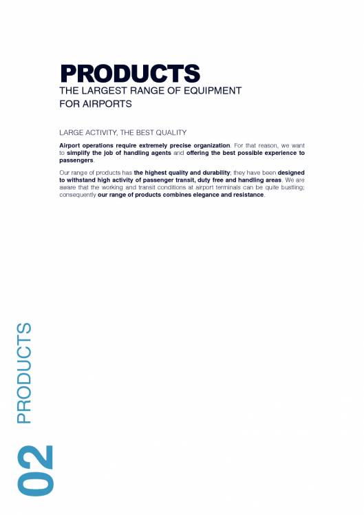 CARTTEC Airport Catalog English 6 CARTTEC Airport Catalog English 6