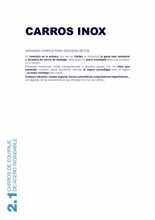 CARTTEC Airport Catalogo Español 12 CARTTEC Airport Catalogo Español 12