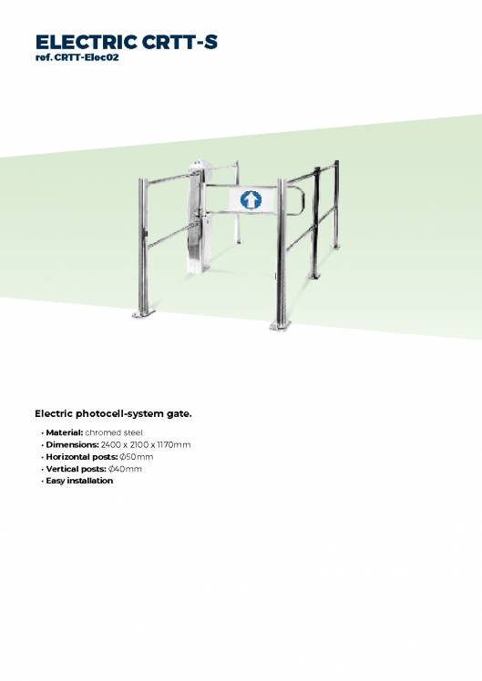 CARTTEC AIRPORT. Sistemas de acceso y seguridad. Catálogo 2019 inglés 15
