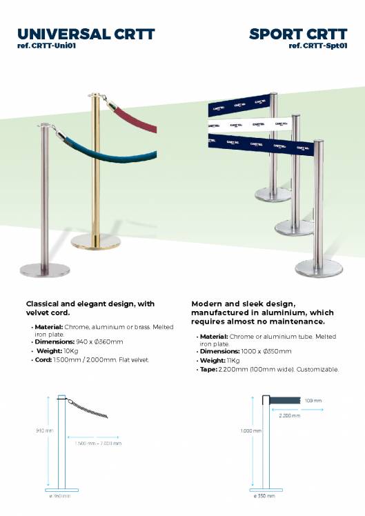 CARTTEC AIRPORT. Sistemas de acceso y seguridad. Catálogo 2019 inglés 7