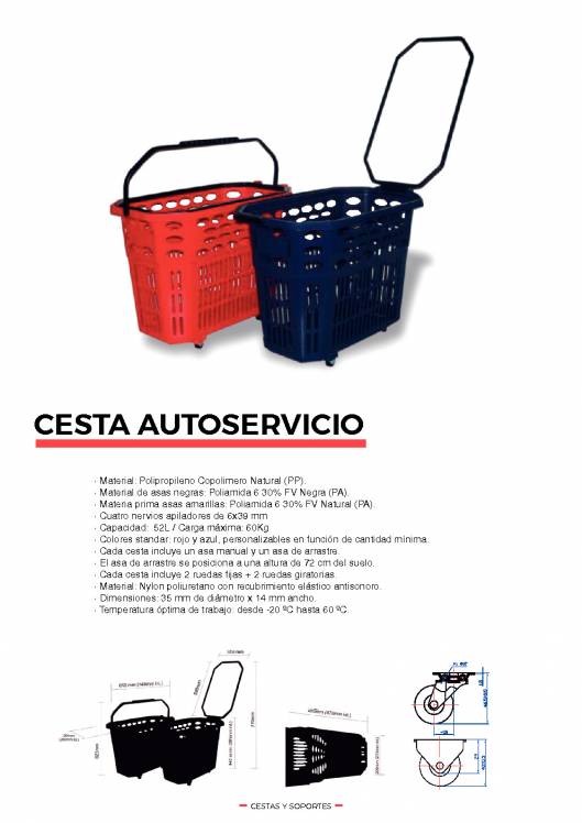 CARTTEC RETAIL. Carros y cestas de supermercado. Catálogo Español 2019 10