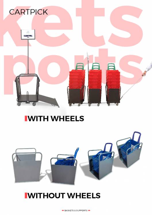 CARTTEC RETAIL. Carros y cestas de supermercado. Catálogo inglés 2019 17