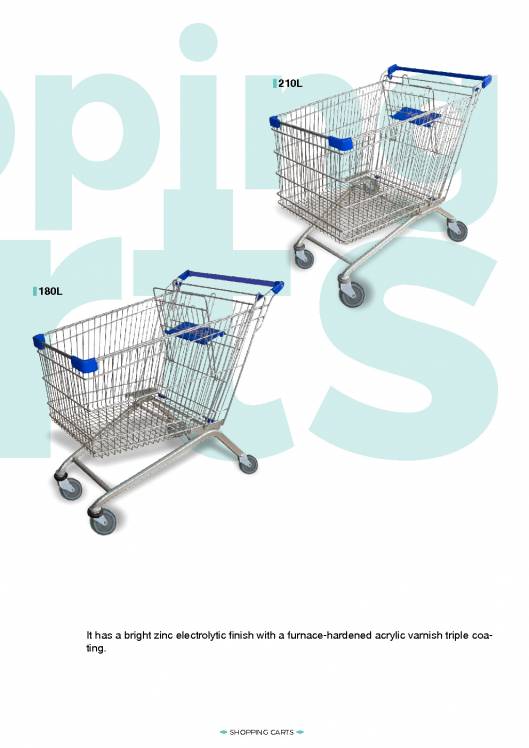 CARTTEC RETAIL. Carros y cestas de supermercado. Catálogo inglés 2019 3