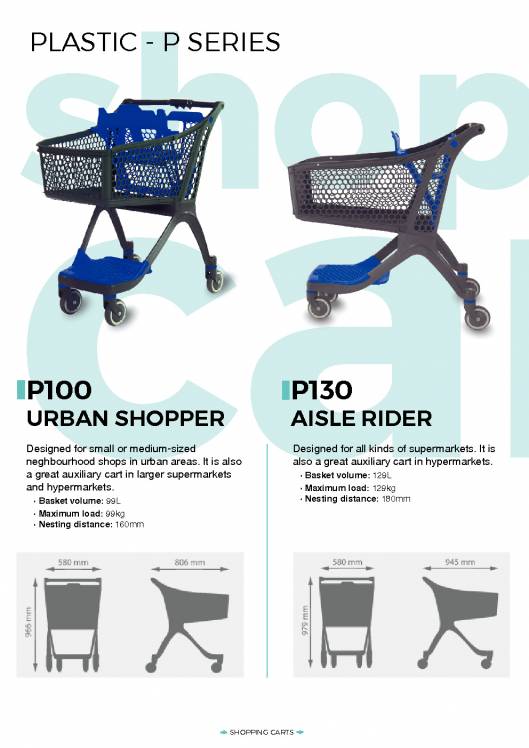 CARTTEC RETAIL. Carros y cestas de supermercado. Catálogo inglés 2019 6