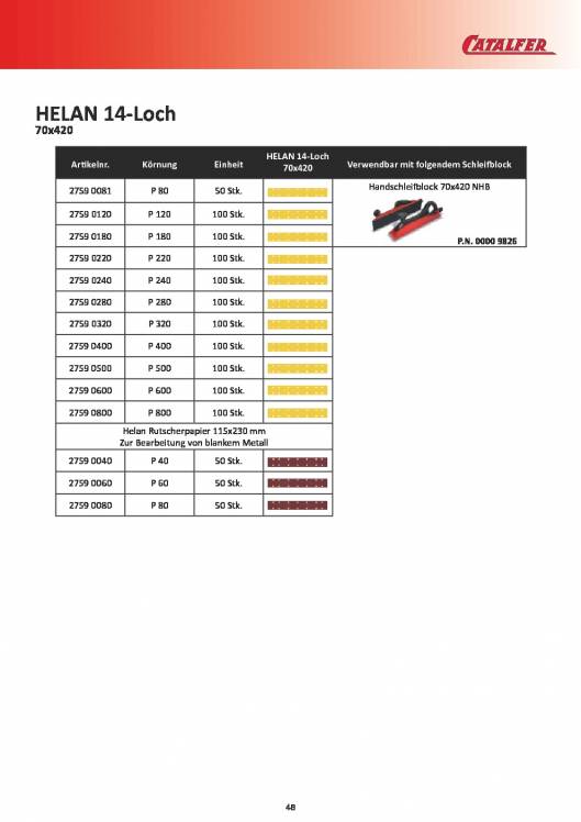 CATALFER. Catálogo de producto 49