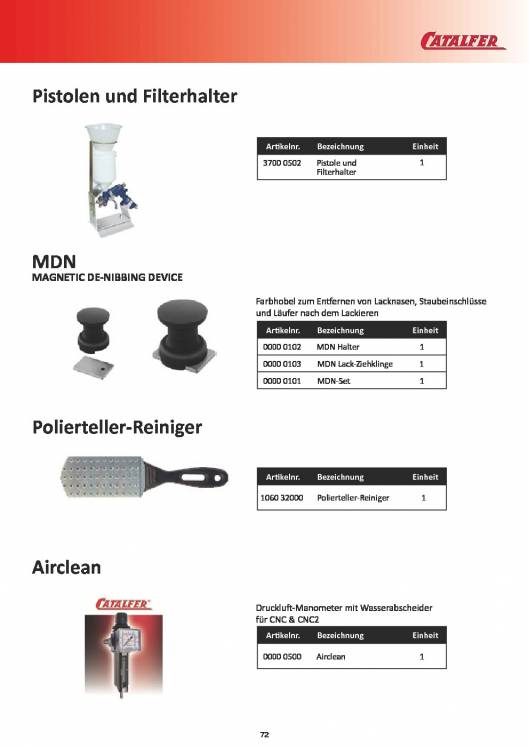 CATALFER. Catálogo de producto 73