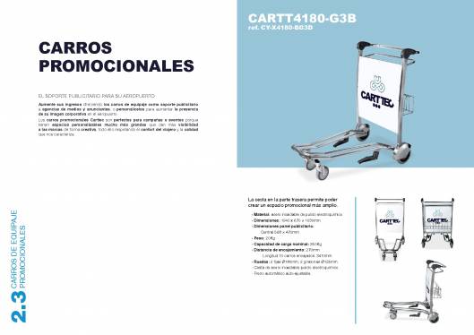 Catálogo para aeropuerto de CARTTEC. 18