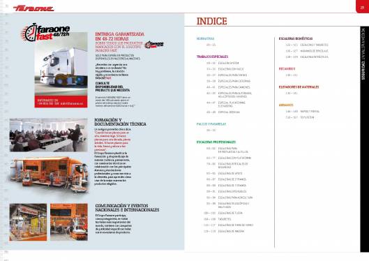 Catálogo de escaleras y andamios FARAONE y ESCALIBUR 11