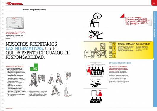 Catálogo de escaleras y andamios FARAONE y ESCALIBUR 12