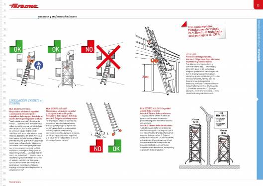 Catálogo de escaleras y andamios FARAONE y ESCALIBUR 13