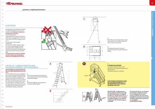 Catálogo de escaleras y andamios FARAONE y ESCALIBUR 14