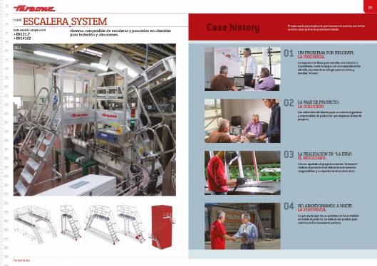 Catálogo de escaleras y andamios FARAONE y ESCALIBUR 16