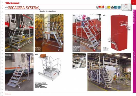Catálogo de escaleras y andamios FARAONE y ESCALIBUR 17