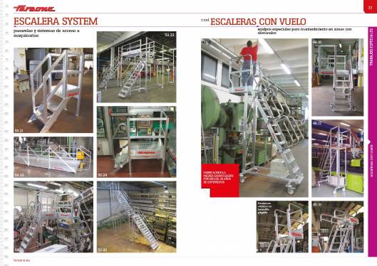 Catálogo de escaleras y andamios FARAONE y ESCALIBUR 18
