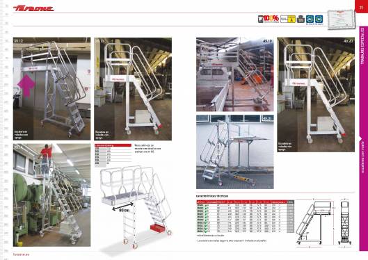 Catálogo de escaleras y andamios FARAONE y ESCALIBUR 19