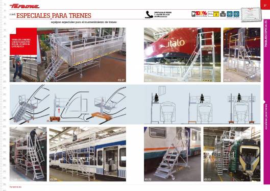 Catálogo de escaleras y andamios FARAONE y ESCALIBUR 20