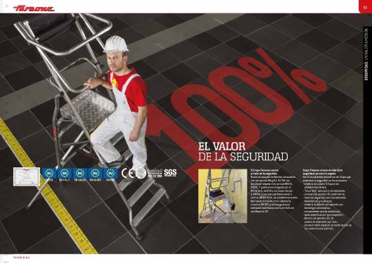 Catálogo de escaleras y andamios FARAONE y ESCALIBUR 3