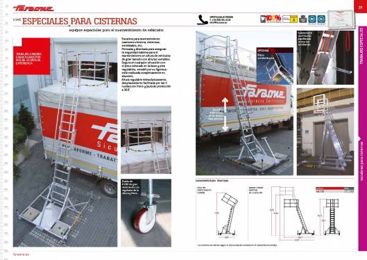 Catálogo de escaleras y andamios FARAONE y ESCALIBUR 21