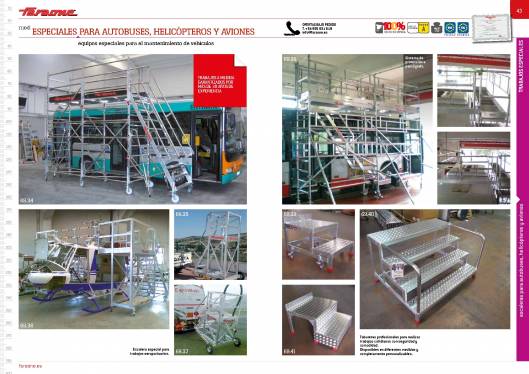 Catálogo de escaleras y andamios FARAONE y ESCALIBUR 23