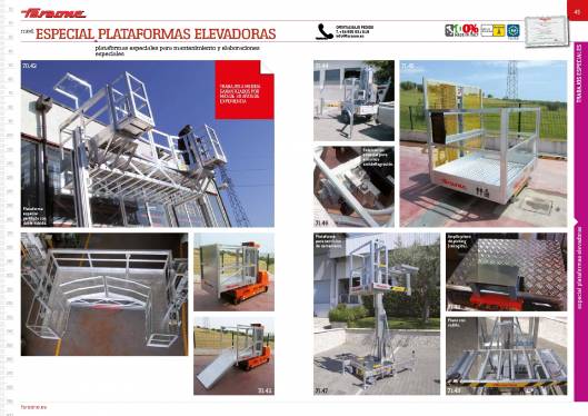 Catálogo de escaleras y andamios FARAONE y ESCALIBUR 24