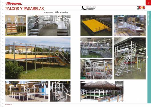 Catálogo de escaleras y andamios FARAONE y ESCALIBUR 28