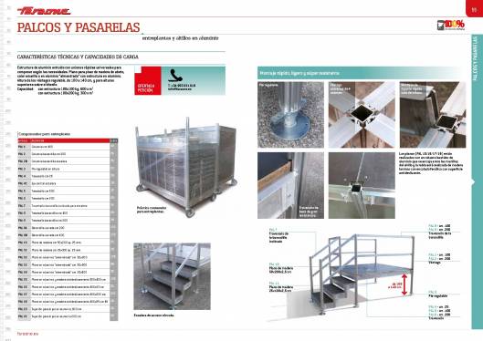 Catálogo de escaleras y andamios FARAONE y ESCALIBUR 29