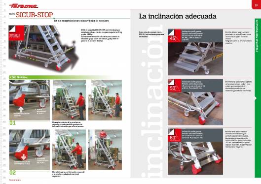 Catálogo de escaleras y andamios FARAONE y ESCALIBUR 31