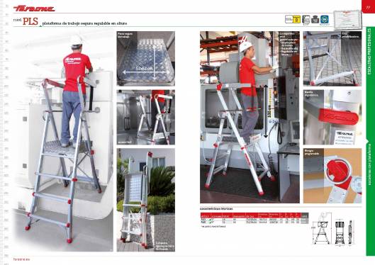 Catálogo de escaleras y andamios FARAONE y ESCALIBUR 40