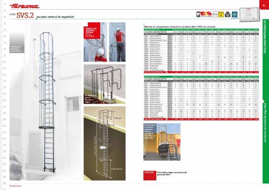 Catálogo de escaleras y andamios FARAONE y ESCALIBUR 42