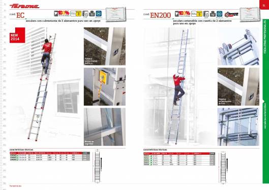 Catálogo de escaleras y andamios FARAONE y ESCALIBUR 47
