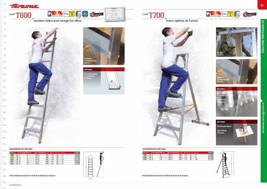 Catálogo de escaleras y andamios FARAONE y ESCALIBUR 48