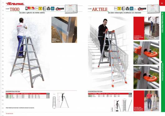 Catálogo de escaleras y andamios FARAONE y ESCALIBUR 49